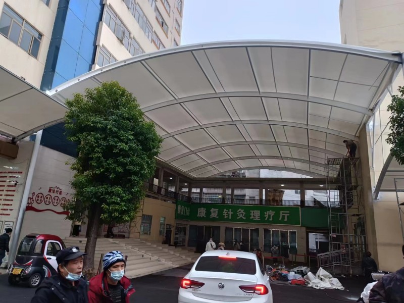 小区电动车膜结构车棚定制，2026正规延安膜结构厂家推荐-1